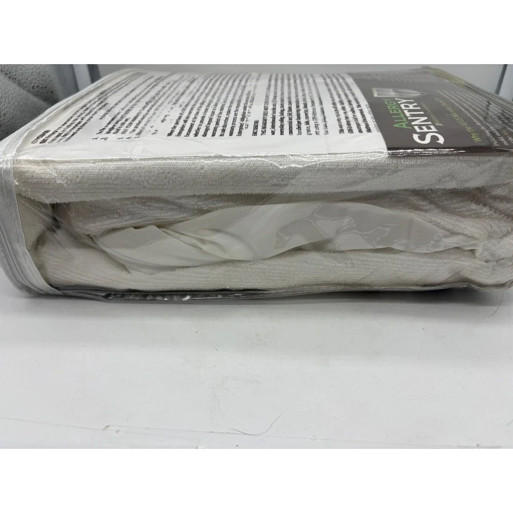 NEW Allergy Sentry Twin Mattress Encasement Bug Guard Waterproof Bed Bug Cover